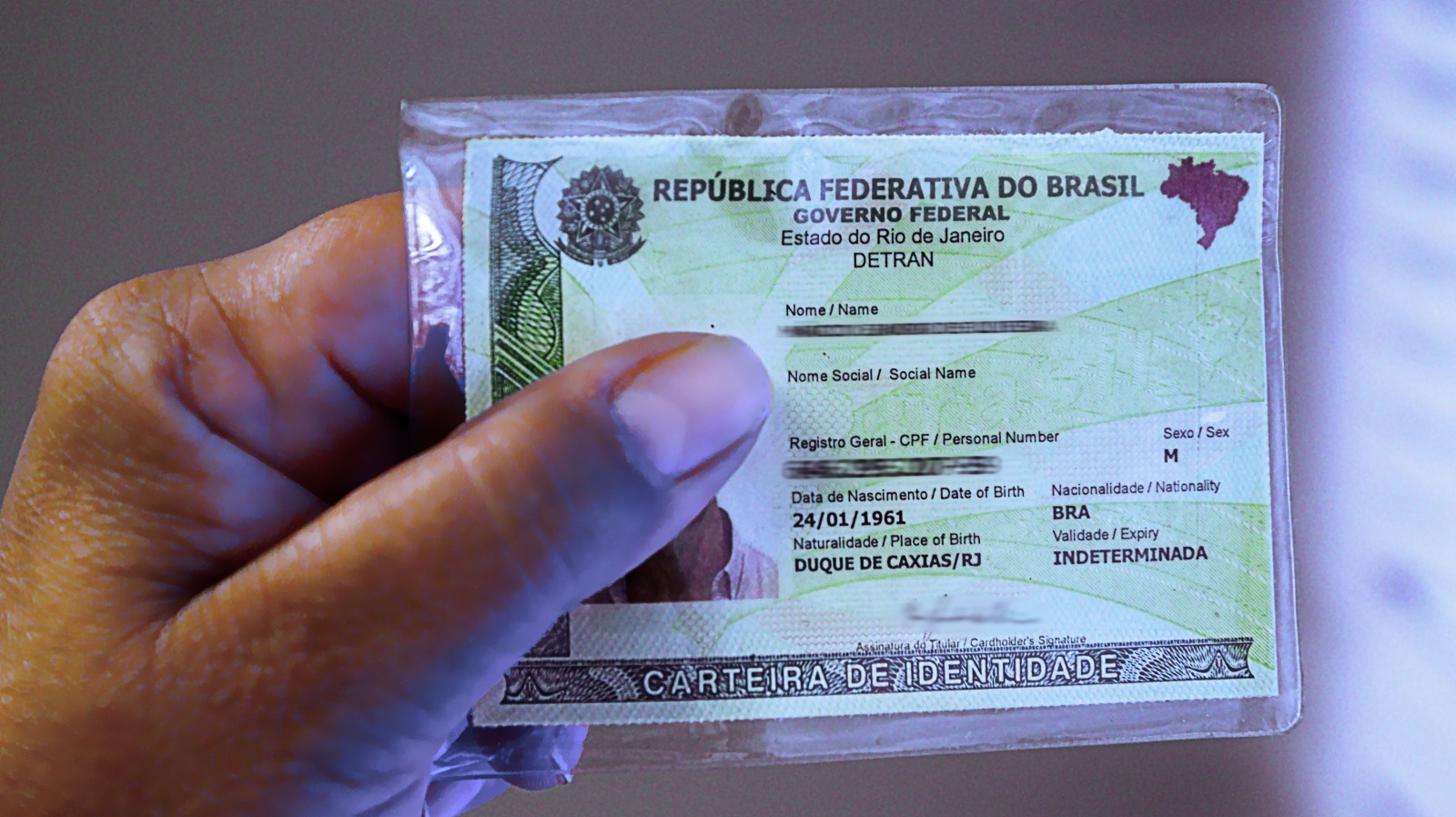 Detran RJ inicia emissão da Carteira de Identidade Nacional (CIN) para substituir o RG; saiba como obter